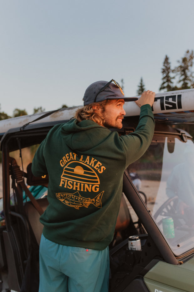 Great Lakes Fishing Hoodie