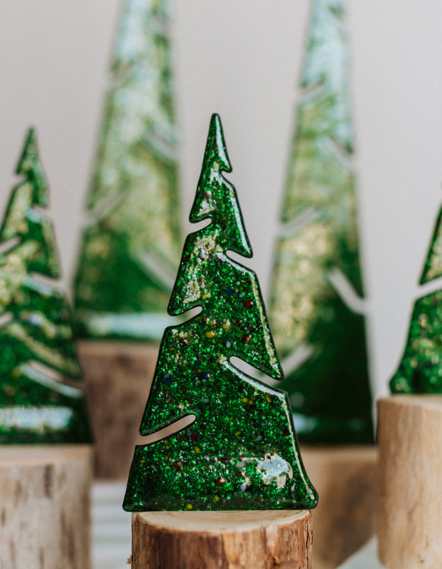 Glass and Driftwood Trees