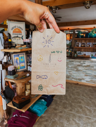 Mystery Glass Stud Bags