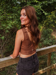 Sunset Crop Tank