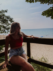Sunset Crop Tank