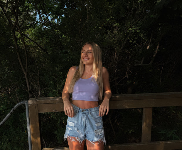 Sunset Crop Tank