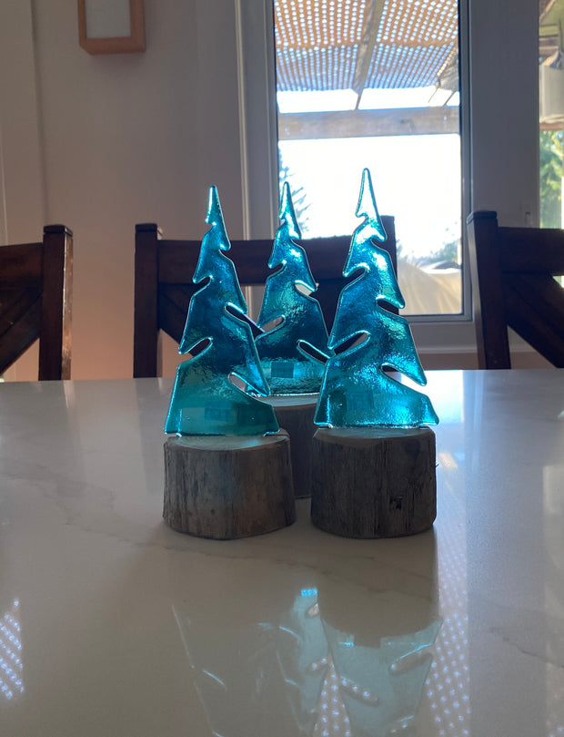 Glass and Driftwood Trees