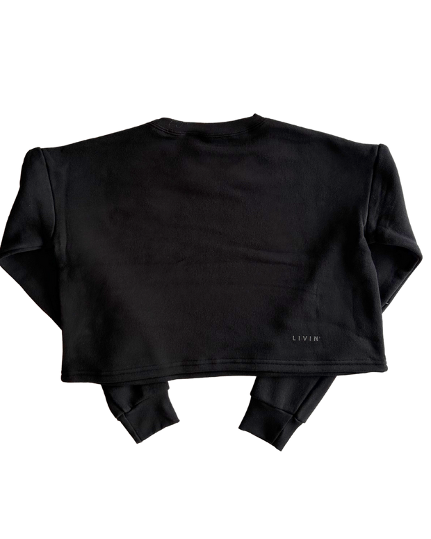 Bamboo Cropped Crewneck