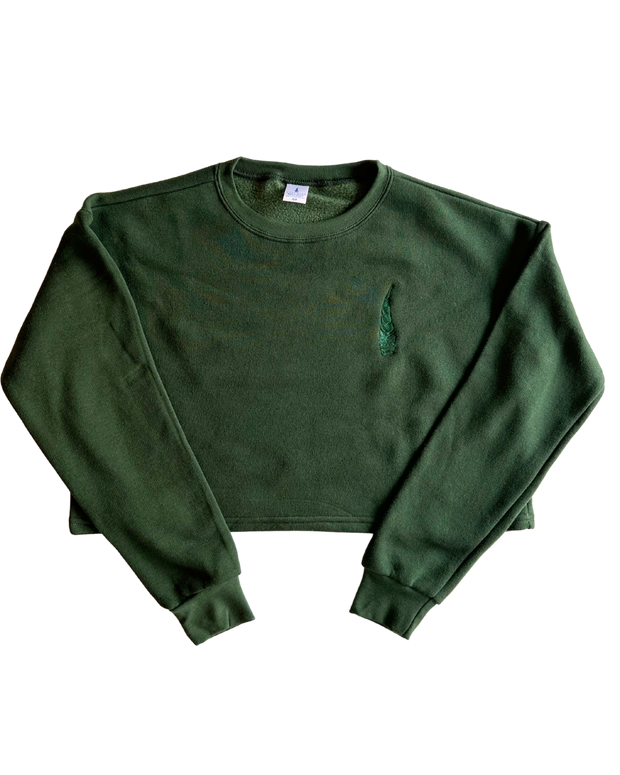 Bamboo Cropped Crewneck