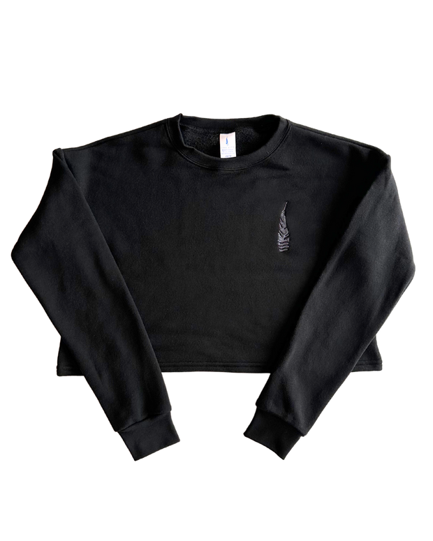 Bamboo Cropped Crewneck