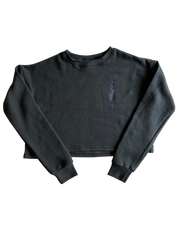 Bamboo Cropped Crewneck