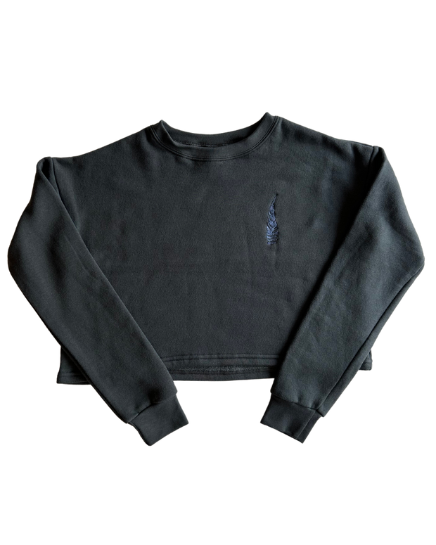 Bamboo Cropped Crewneck