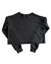 Bamboo Cropped Crewneck