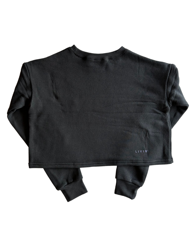 Bamboo Cropped Crewneck